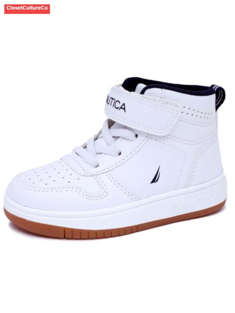 High Top Sneaker Boots Athletic Shoes Easy Strap Cushioned Sole
